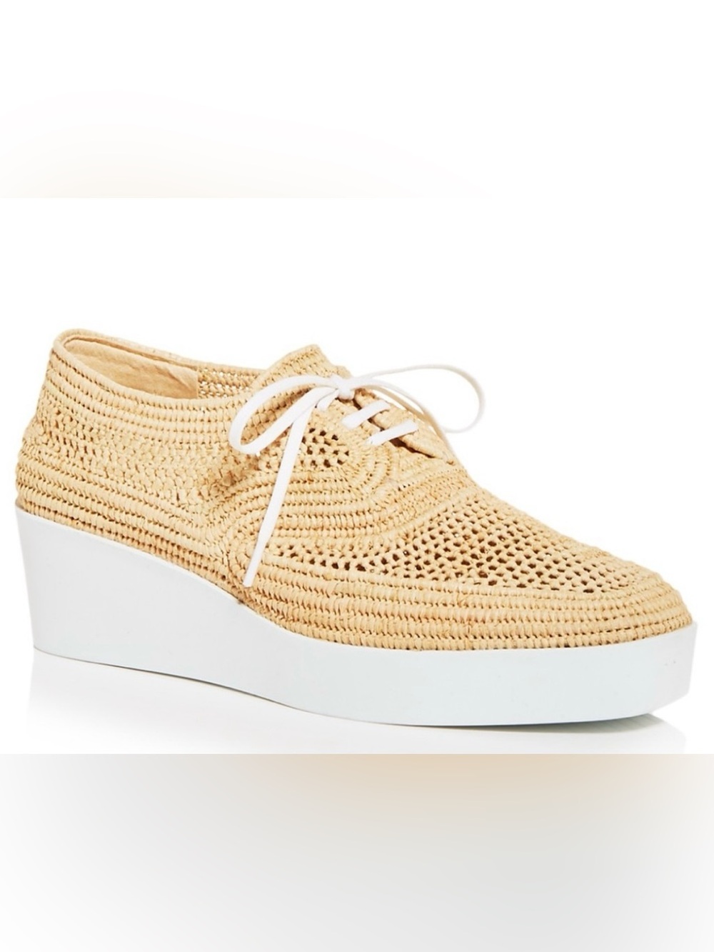 Robert Clergerie Lisa Woven Wedge Platform Oxfords Size 9
